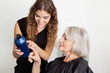 Photo: Hairdresser Advising Hair Color To Client Hairdresser Advising Hair Color To Client