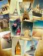 Photo: vintage travel background vintage travel background