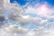 scene solar sky as symbol positive weather