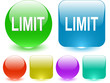 Limit. Vector interface element.