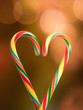 Candy cane heart