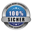 5 Star Button blau 100% SICHER EMS MS