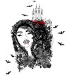 Abstract Portrait Of A Beautif...