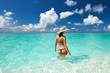 Woman at beach