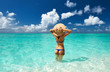 Woman at beach