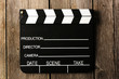 Photo: Movie production clapper board Movie production clapper board