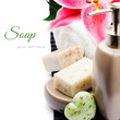Organic soap and  towel