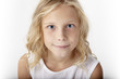 Beautiful young blond girl portrait