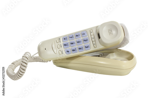 Photo: Funky Old Phone with Clipping Path Funky Old Phone with Clipping Path