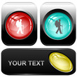 Traveller. Vector internet buttons.