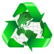 Recycle Symbol Wrapped Around ...