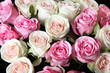 bouquet of artificial roses