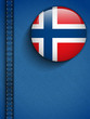 Norway Flag Button in Jeans Pocket