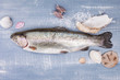 Photo: Fresh trout. Fresh trout.