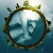 Embryo. Abstract environmental backgrounds for your design