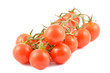 Cherry tomatoes on a branch
