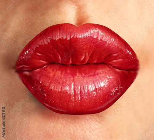 Illustration: Human Kiss Lips Human Kiss Lips