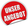 Sticker rot rund UNSER ANGEBOT