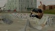 Skateboarder Slow Motion Back Flip