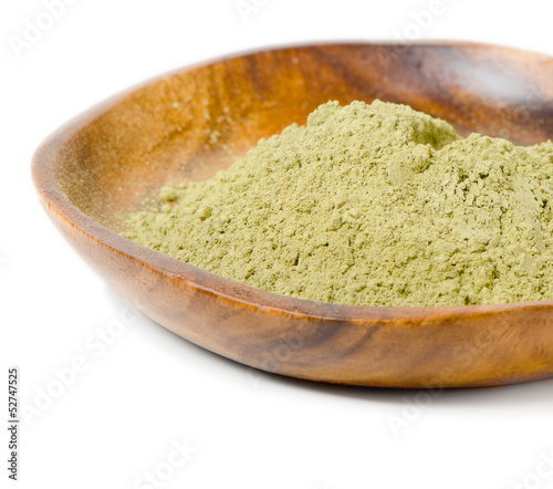 Photo: powdered green tea powdered green tea