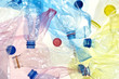 plastic bottles and bags background