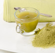 Photo: powdered green tea powdered green tea