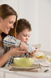 Child on breakfast