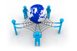 Social network concept, internet concept