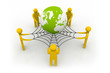 Social network concept, internet concept