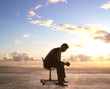 Photo: businessman sitting businessman sitting