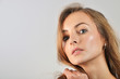 blond woman