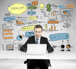 businessman sitting