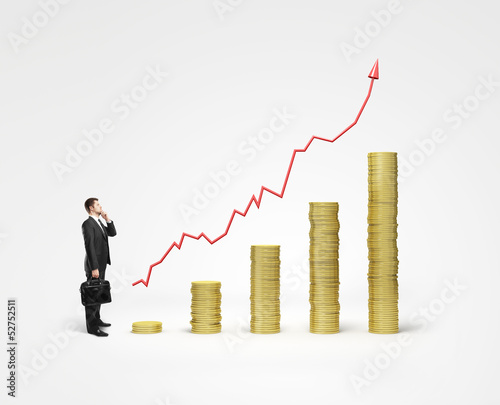 Photo: coins chart coins chart