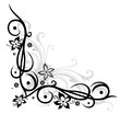 Ranke, floral, Blumen, Blüten, Tattoo Style