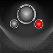 background with web buttons