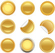 golden starbursts set