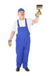 Photo: house painter with paintbrush house painter with paintbrush