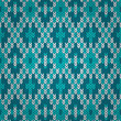 Vector: Seamless Knitted Pattern. Style Knit woolen jacquard ornament te Seamless Knitted Pattern. Style Knit woolen jacquard ornament te