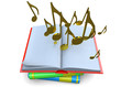 BOOK AND MUSIC - 3D