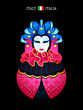 Matryoshkas of the World: italian girl in carnival dress