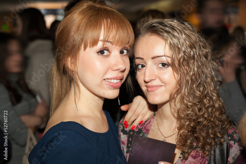 Photo: Portrait of two beautiful girls Portrait of two beautiful girls