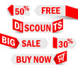 Vector: New labels set New labels set