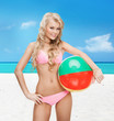 Beautiful Woman In Bikini With...