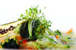 Vegetarian gourmet soup from season vegetables