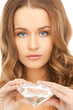 Photo: woman with big sparkling diamond woman with big sparkling diamond