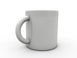 White cup isolated