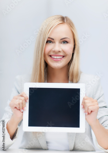Photo: woman with tablet pc woman with tablet pc
