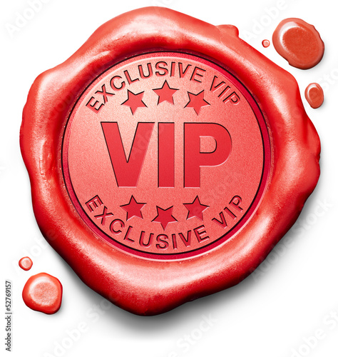 Illustration: vip very important person vip very important person
