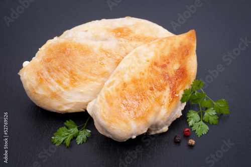 Photo: Roasted chicken breast Roasted chicken breast