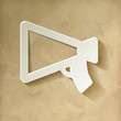 Ankündigung Icon Alarm Vintage